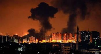 الاحتلال الإسرائيلي يشن غارة جديدة على موقع غرب مدينة غزة