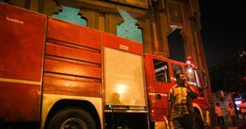 السيطرة على حريق مخلفات أمام المطابع الأميرية في إمبابة