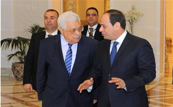«أبو مازن» يثمن جهود الرئيس السيسي في نصرة الشعب الفلسطيني