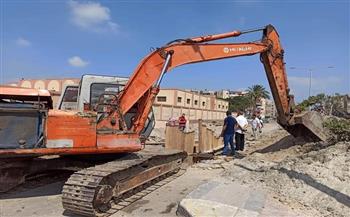محافظ بورسعيد: استمرار أعمال رفع كفاءة مشروعات الصرف الصحي بحي الزهور 