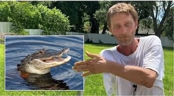 ظلّ حيًا 3 أيام بعد أن التهم تمساح ذراعه.. أمريكي ينجو من الموت بمعجزة