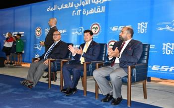 وزير الرياضة يشهد ختام منافسات البطولة العربية الأولى لألعاب الماء 