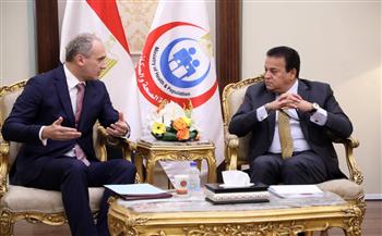وزير الصحة يستقبل سفير بيلاروسيا لدى مصر لتعزيز سبل التعاون بالقطاع الطبي
