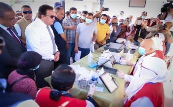 وزير الصحة يتفقد أعمال تطوير وحدة طب أسرة «مطول» بمركز أطسا في الفيوم