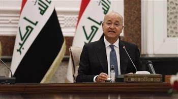 الرئيس العراقي يؤكد اهمية تنظيم العلاقات المائية مع دول الجوار