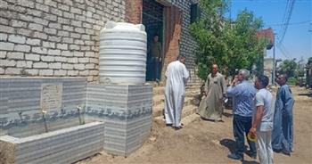 قاعدة بيانات لتوصيل مياه الشرب للأسر الأولي بالرعاية ببني سويف