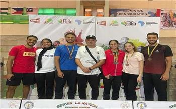 مصر تحصد 6 ميداليات في بطولة بنين الدولية للريشة الطائرة