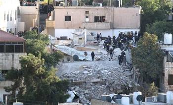 ارتفاع حصيلة حادث إنهيار المبنى السكني بالأردن الي 5 وفيات و7 إصابات