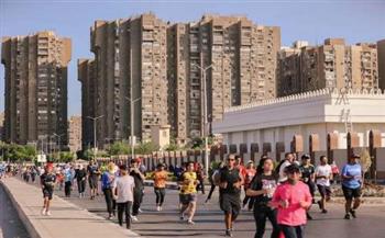 سباق ركض للأسر والعائلات بمدينة نصر (صور)