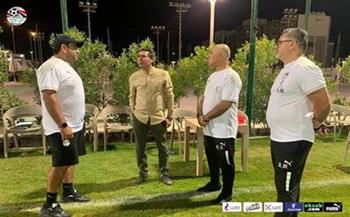 بركات يجتمع بميكالي بمعسكر المنتخب الأولمبي في الإسكندرية