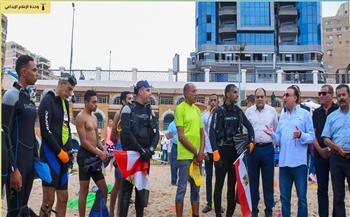 محافظ الإسكندرية يطلق مبادرة "تنظيف قاع الشواطئ من النفايات والمخلفات"