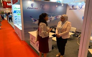 مصر للطيران تشارك في معرض OTM لتنشيط السفر والسياحة بالهند