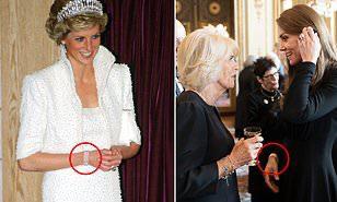 كيت ميدلتون تكرم روح الأميرة ديانا في جنازة الملكة إليزابيث