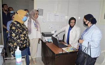 وكيل صحة الإسكندرية تتفقد أقسام المستشفيات لمتابعة سير العمل