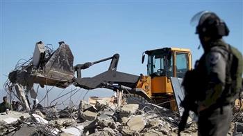 الاحتلال الإسرائيلي يهدم مسكنين شرق رام الله