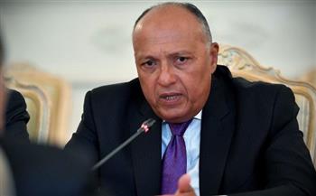 وزير الخارجية : مصر تهدف إلى حل الأزمة الأوكرانية بالحوار والوسائل الدبلوماسية