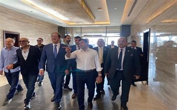 وزير الشباب يصطحب رئيس «أنوكا» في جولة باستاد القاهرة (صور)