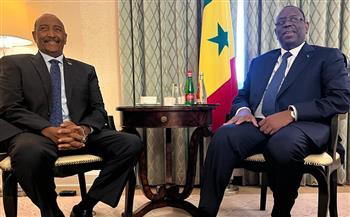 رئيس مجلس السيادة بالسودان يلتقي الرئيس السنغالي