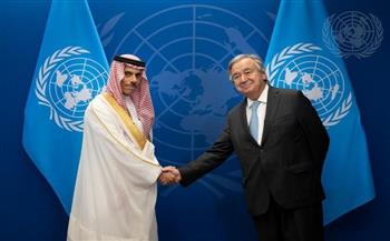 وزير الخارجية السعودي والأمين العام للأمم المتحدة يبحثان جهود تعزيز السلم الدولي