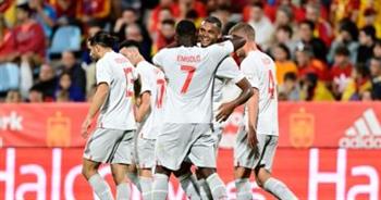 سويسرا تتقدم على إسبانيا بهدف في الشوط الأول (فيديو)