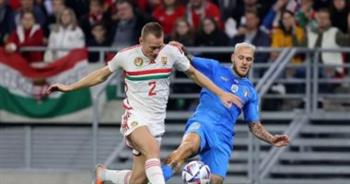  إيطاليا تتقدم على المجر بهدف في الشوط الأول في دوري الأمم الأوروبية