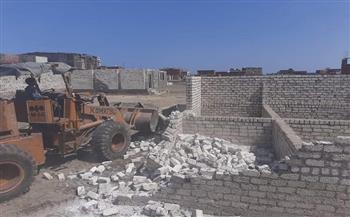 محافظ بورسعيد: إزالة مبنى مخالف على مساحة 148م بمنطقة الحظائر 