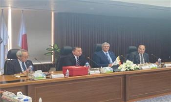 رئيس الجامعة المصرية اليابانية يستقبل سفير أوزبكستان لبحث سبل التعاون