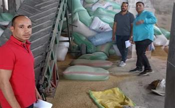 تموين كفر الشيخ: ضبط 29 طن أرز قبل بيعها بالسوق السوداء