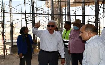 محافظ جنوب سيناء يوجه بتكثيف العمالة للانتهاء من الأعمال الانشائية بمجلس المدينة الجديد
