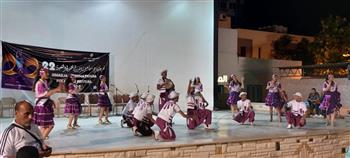 الدبكة السيناوي والتحطيب يتألقان بفعاليات مهرجان الإسماعيلية الدولى للفنون الشعبية 