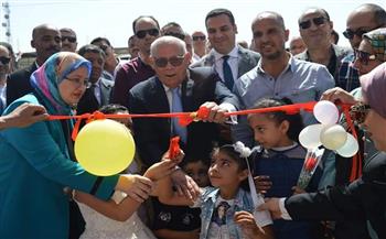محافظ بورسعيد يفتتح مدرسة زيدان سند الأساسية بحي الجنوب
