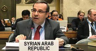 سوريا: أعمال العدوان الإسرائيلي في فلسطين وبلادنا جرائم حرب وانتهاك للقانون الدولي