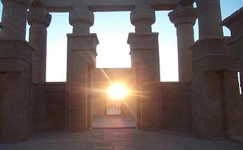معهد الفلك يتابع ويرصد ظاهرة تعامد الشمس على معبد هيبس بالوادي الجديد غدا