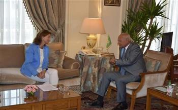 وزيرة خارجية سلوفينيا:نحرص على التعاون السياسي مع العالم العربي تحت مظلة الجامعة العربية