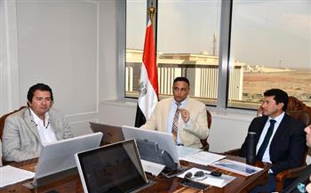 وزير الرياضة يستقبل محافظ الدقهلية بمقر الوزارة في العاصمة الإدارية الجديدة