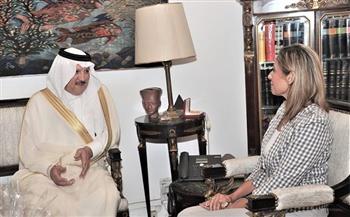 سفير المملكة السعودية لدى مصر يلتقي وزيرة الثقافة المصرية