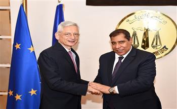 رئيس مجلس الدولة يستقبل سفير فرنسا بالقاهرة