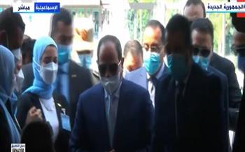 الرئيس السيسي يفتتح القرية الأولمبية لـ هيئة قناة السويس (فيديو)