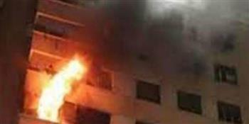 إخماد حريق داخل شقة سكنية بالتجمع دون إصابات