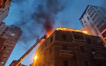 الحماية المدنية تخمد حريق اندلع داخل شقة سكنية بالإسكندرية