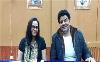 لقاء مع الشاعرة أمينة عبد الله بنادي أدب قصر ثقافة بورسعيد 