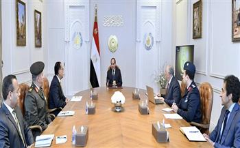 الرئيس السيسي يجتمع مع رئيس الوزراء ووزير الزراعة لمتابعة منظومة الصادرات الزراعية المصرية