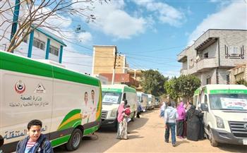 قافلة صحية تقدم العلاج والكشف المجاني ل 1121 مريضا ضمن مبادرة "حياة كريمة" بالإسكندرية