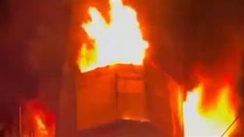 الحماية المدنية تسيطر على حريق مزرعة دواجن بكفر الشيخ