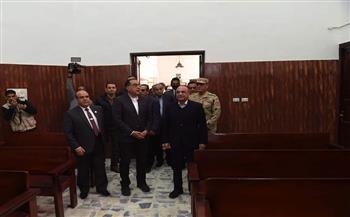 رئيس الوزراء يتفقد محكمة شمال سيناء الابتدائية بالعريش قبل أيام من عودة انتظام العمل بها 