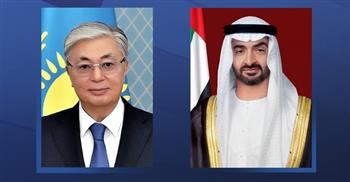 رئيسا الإمارات وكازاخستان يبحثان سبل تعزيز التعاون الثنائي