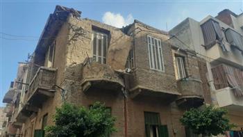انهيار شرفة عقار بالحضرة القبلية في الإسكندرية