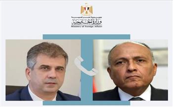 اتصال هاتفي بين وزيريّ خارجية مصر وإسرائيل
