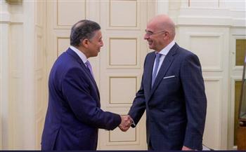 وزير الخارجية اليوناني والسفير المصري في أثينا يؤكدان أهمية الشراكة الاستراتيجية