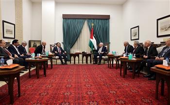 الرئيس الفلسطيني يستقبل رئيس وأعضاء المحكمة الدستورية التركية